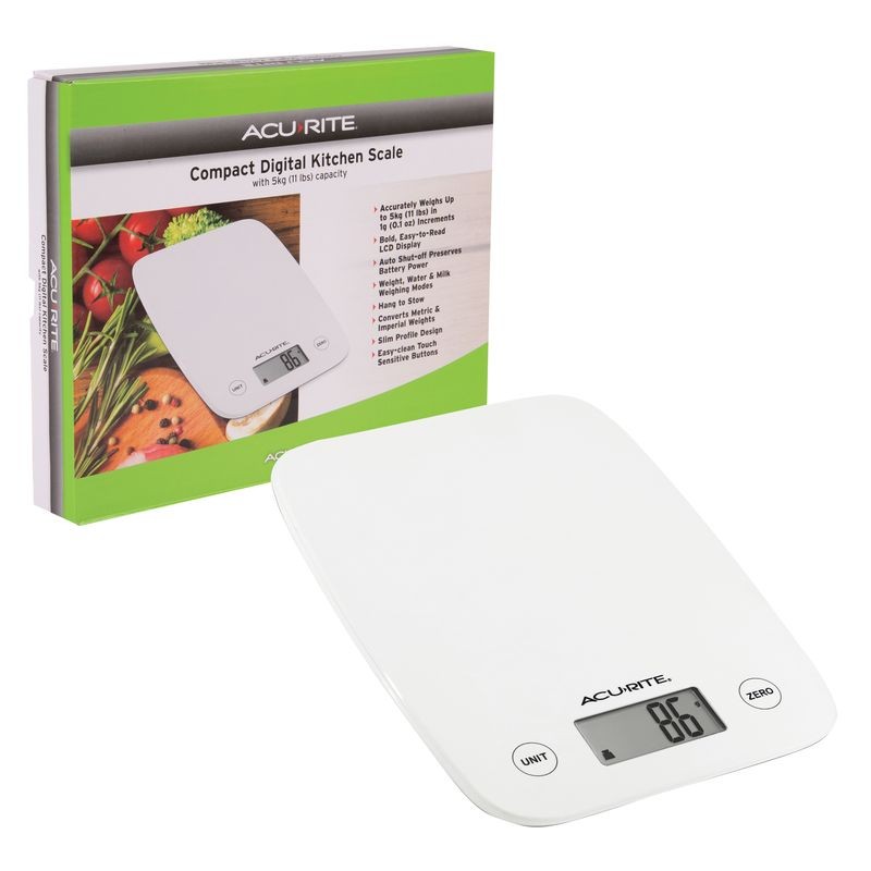 acurite-compact-digital-scale-5-kg-white