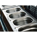 Chef Inox Anti-Jam Steam Pan 1/2 Size 325x265x150mm / 9.2Lt