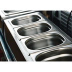 Chef Inox Anti-Jam Steam Pan 1/2 Size 325x265x150mm / 9.2Lt