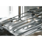 Chef Inox Anti-Jam Steam Pan Cover 1/4 Size