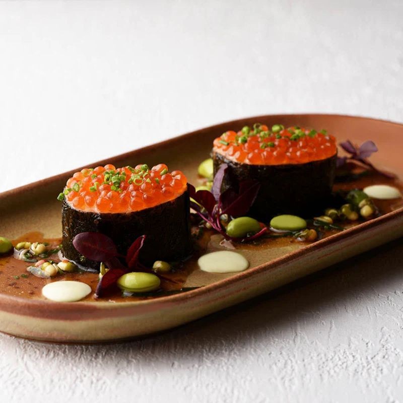 Tablekraft Artistica Flame Round Tapas Dish 160mm