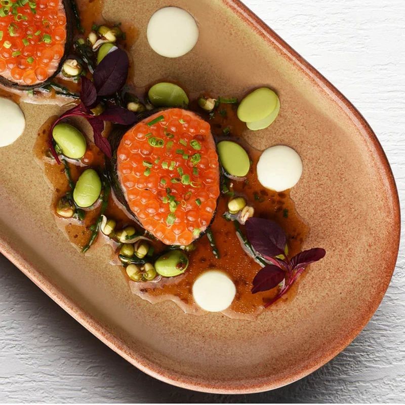 Tablekraft Artistica Flame Round Tapas Dish 160mm