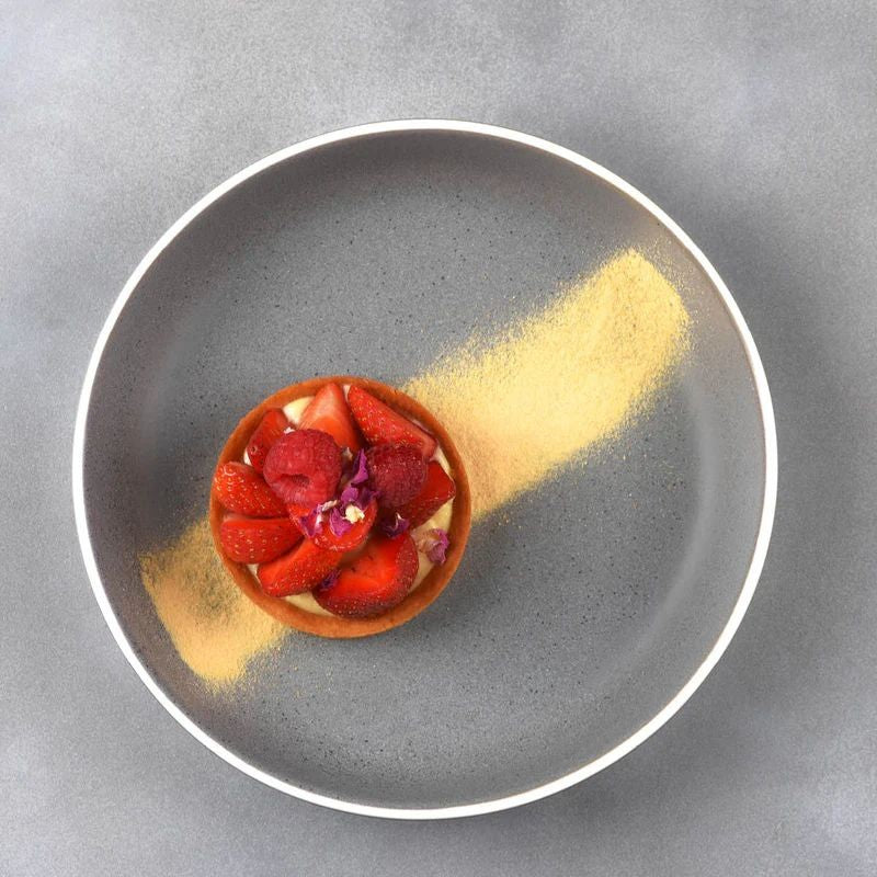 Tablekraft Urban Grey Round Coupe Plate 268mm