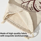 Cotton Drawstring Bread Bag 40x30cm
