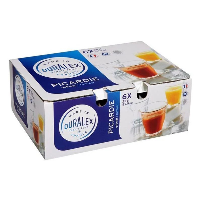 Duralex Picardie Tumbler Clear 250ml 6 Pack