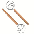 Danish Dough Whisk Wooden Handle 26.5cm