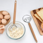 Danish Dough Whisk Wooden Handle 26.5cm