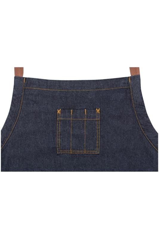 Chef Works Memphis Denim Large Bib Apron AB036