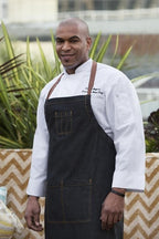 Chef Works Memphis Denim Large Bib Apron AB036
