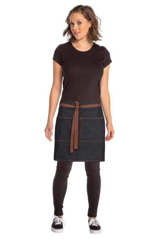 Chef Works Memphis Denim Half Apron AW048