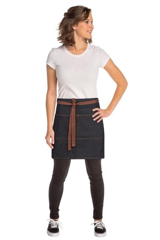 Chef Works Memphis Denim Half Apron AW048