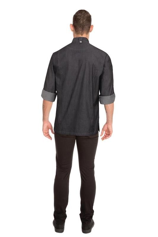 Chef Works Gramercy Mens Denim Zipper Chef Jacket - EXDZ001
