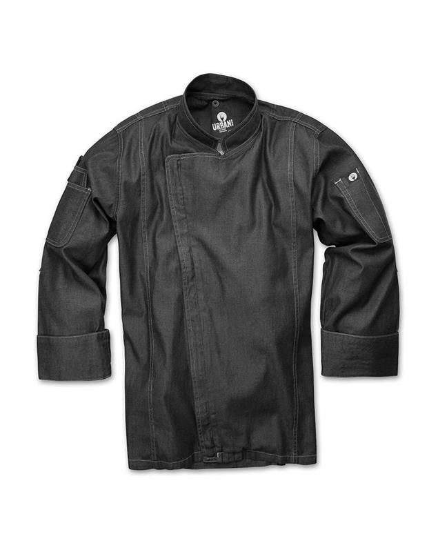 Chef Works Gramercy Mens Denim Zipper Chef Jacket - EXDZ001