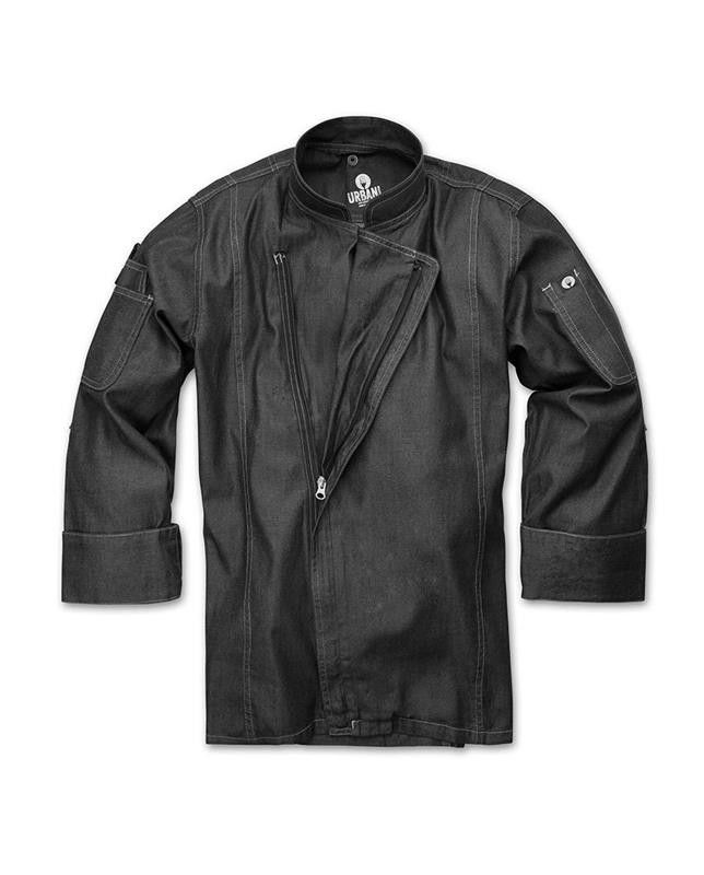 Chef Works Gramercy Mens Denim Zipper Chef Jacket - EXDZ001