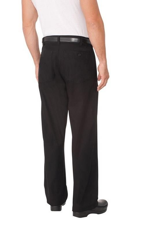 Chef Works Professional Black Chef Pants - PSER-BLK