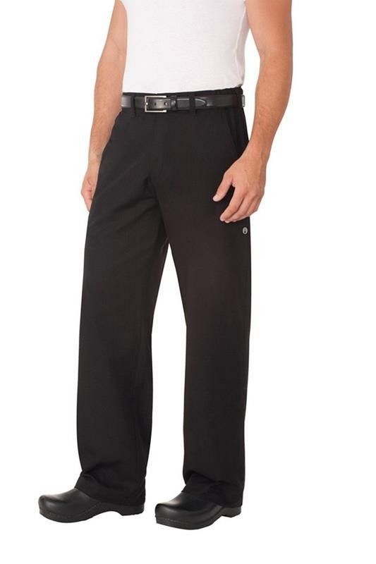 Chef Works Professional Black Chef Pants - PSER-BLK