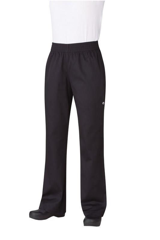 Chef Works Womens Essential Baggy Chef Pants - PW005-BLK