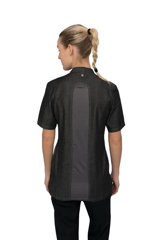 Chef Works Chelsea Black Womens Chef Jacket - CES05W-BLK