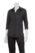 Chef Works Finesse Womens Black Shirt WA34-BLK