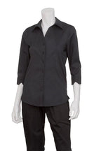 Chef Works Finesse Womens Black Shirt WA34-BLK