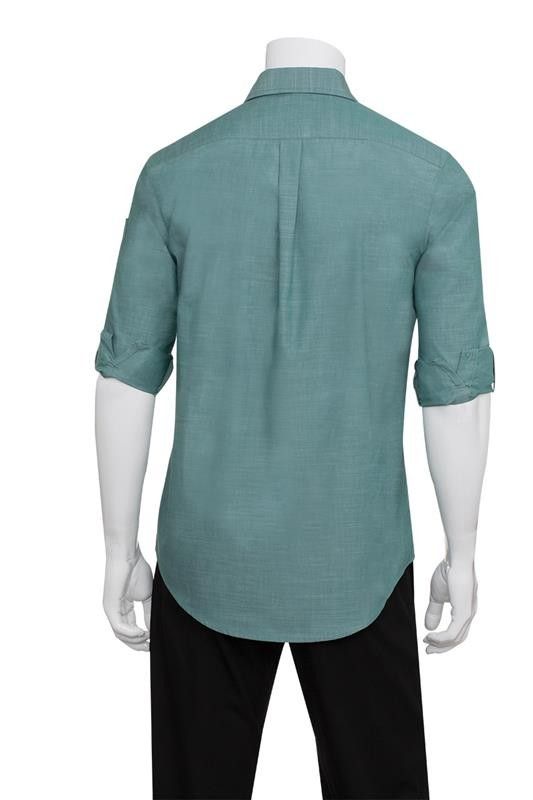 Chef Works Mens Chambray Shirt SLMCH005