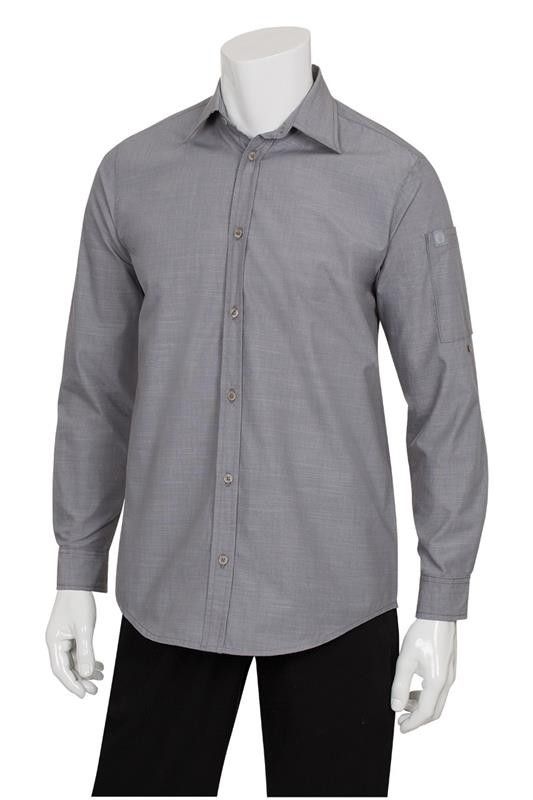 Chef Works Mens Chambray Shirt SLMCH005
