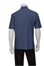 Chef Works Mens Detroit Short Sleeve Denim Shirt SKS002
