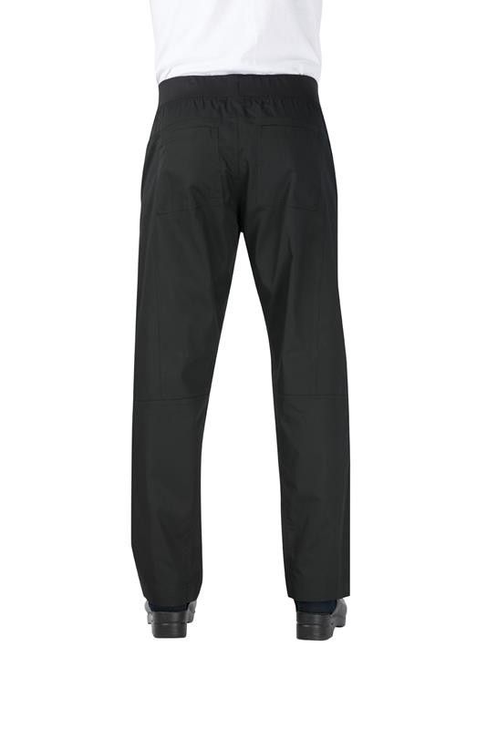 Chef Works Lightweight Black Slim Fit Chef Pants PBN01-BLK
