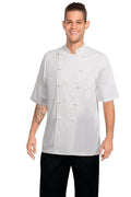 Chef Works Capri White Chef Jacket - 100% Cotton ECSS-WHT