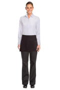 Chef Works 3 Pocket Black Waist Apron F9