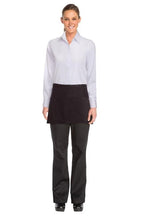 Chef Works 3 Pocket Black Waist Apron F9
