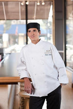 Chef Works Milan White 100% Cotton Chef Jacket ECCW