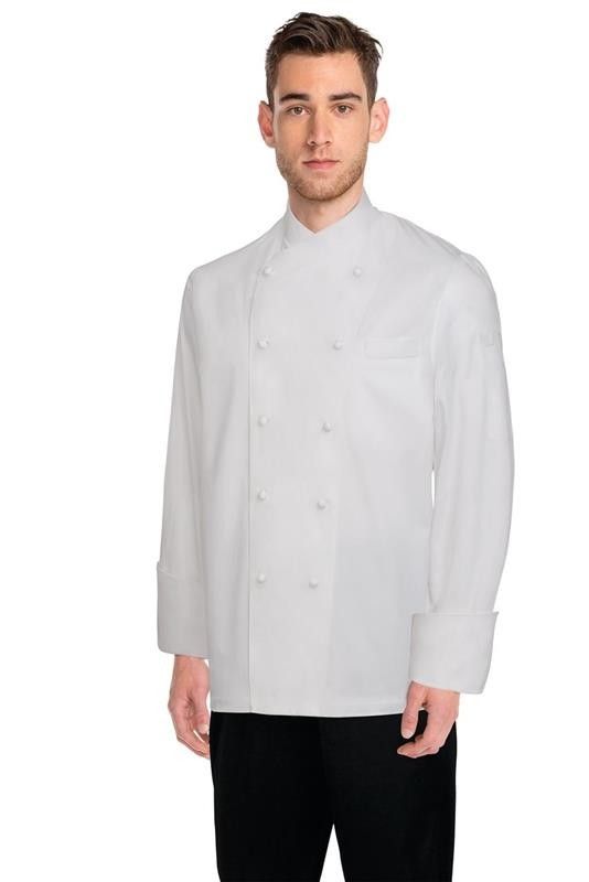 Chef Works Milan White 100% Cotton Chef Jacket ECCW