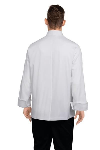 Chef Works Bordeaux White Chef Jacket - XS - 7XL
