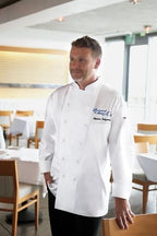 Chef Works Madrid White 100% Cotton Chef Jacket - ECHR