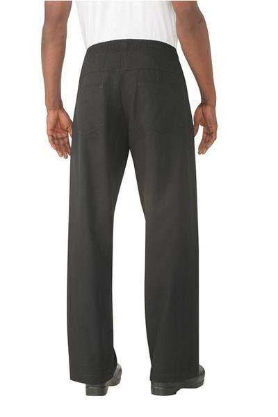 Chef Works Better Built Black Baggy Chef Pants - BSOL-BLK