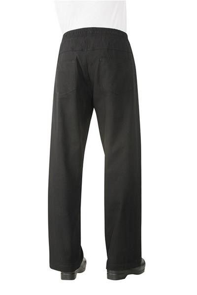 Chef Works Better Built Black Baggy Chef Pants - BSOL-BLK