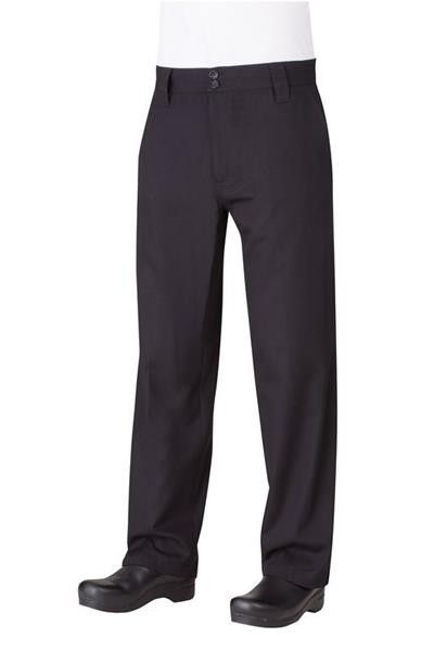 Chef Works Essential Black Chef Pants - PS005-BLK