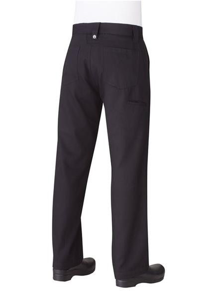 Chef Works Essential Black Chef Pants - PS005-BLK