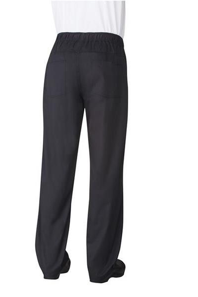 Chef Works Lightweight Black Baggy Chef Pants - BBLW