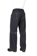Chef Works Cool Vent Black  Baggy Chef Pants - CVBP