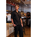Chef Works Men's Black Cool Vent Shirt - CSCV-BLK