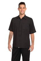 Chef Works Men's Black Cool Vent Shirt - CSCV-BLK