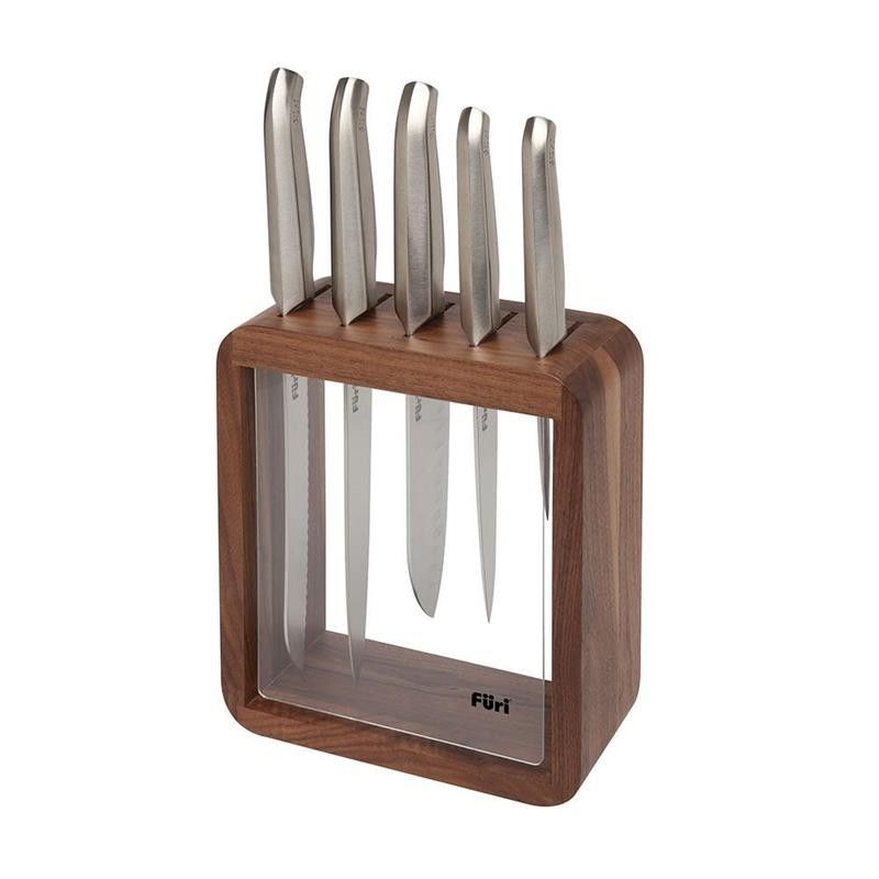 Furi Vault 6pc Knife Block Set