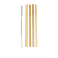 WM Eco Basics Bamboo Straws/Brush 4pk