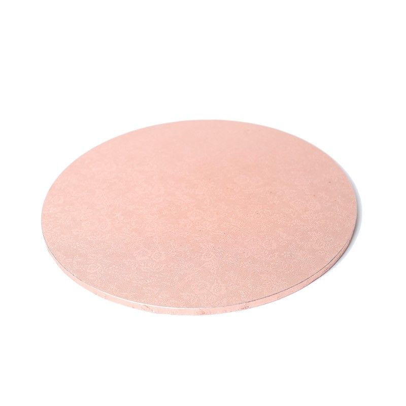 Masonite Cake Board Rose Gold Round 8 inch