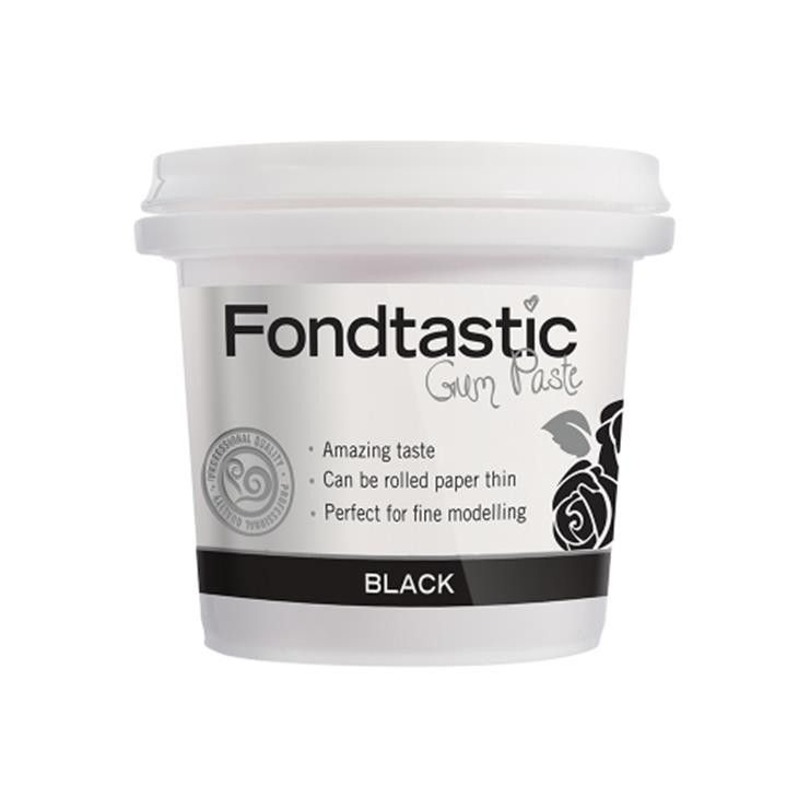 Fondtastic Gumpaste Black 225g