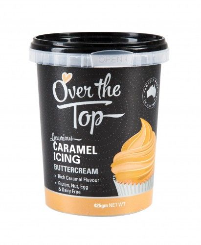 Over The Top Buttercream CARAMEL 425gm
