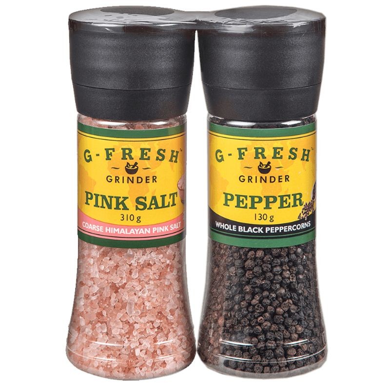 G-Fresh Grinder Twin Pack Salt & Pepper 440gm