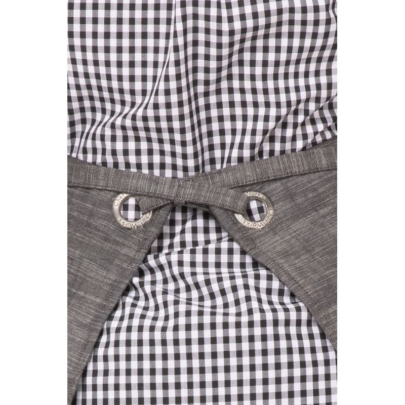 Chef Works Corvallis 1/2 Apron Black Steel Grey AHWXX012